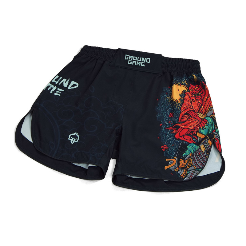 GROUNDGAME ashi garami FIGHTSHORTS - BLACK